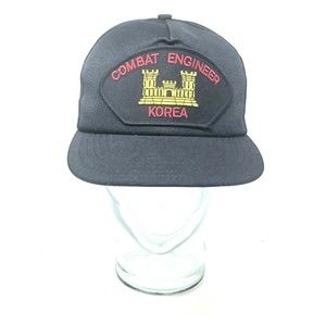 COMBAT ENGINEER KOREA Military Baseball Hat Cap Trucker Embroidery Snapback